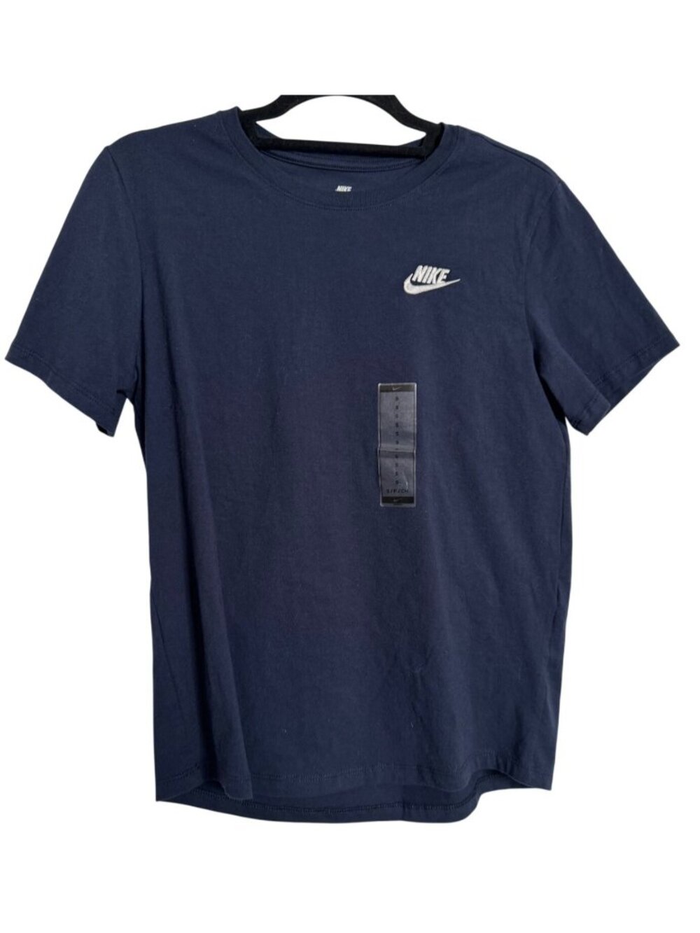 Nike Sports Wear Logo Size Small Navy Women’s Short Sleeve NWT $30 - Picture 3 of 10